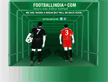 Tablet Screenshot of footballindia.com